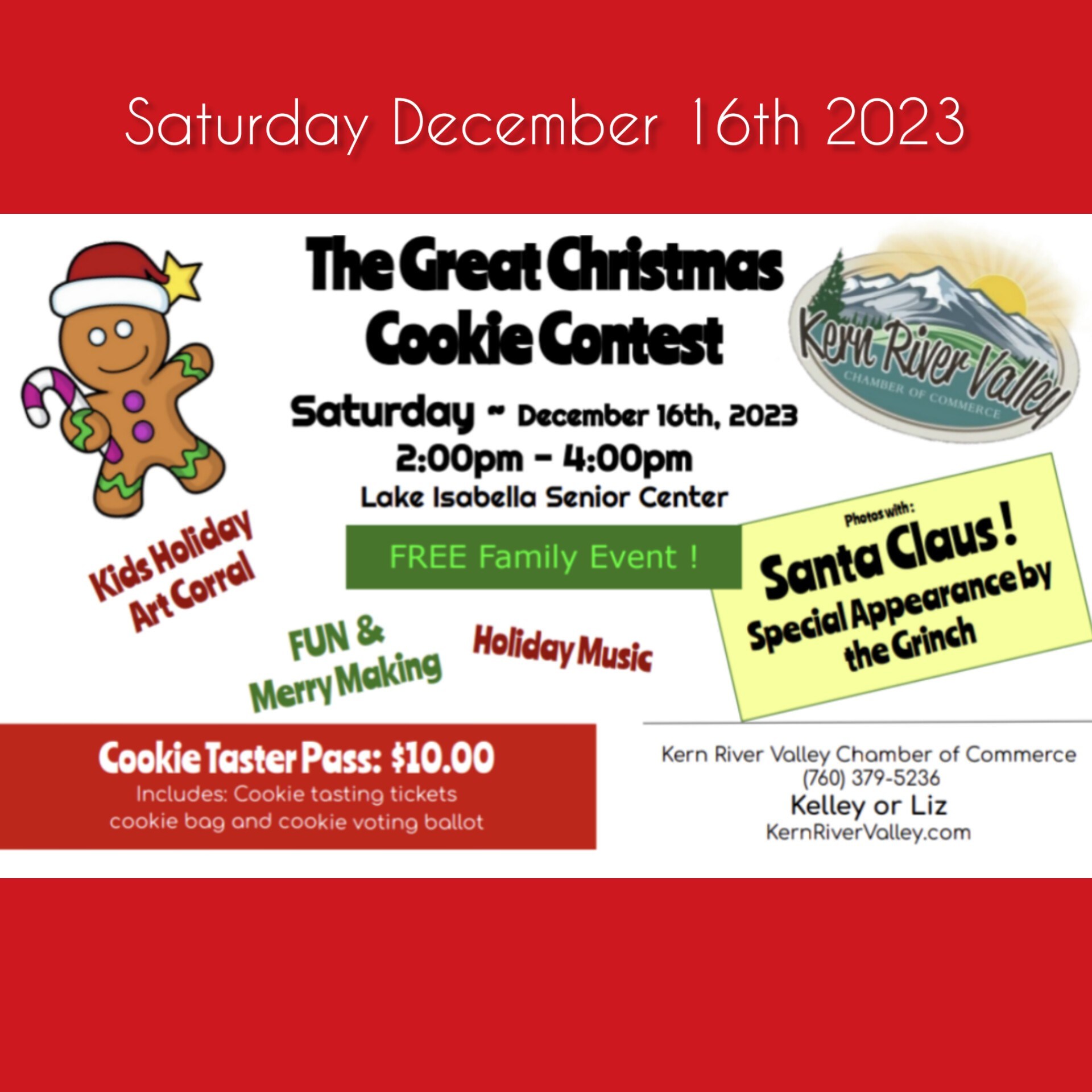 KRC sings @ The Great Christmas Cookie Contest event